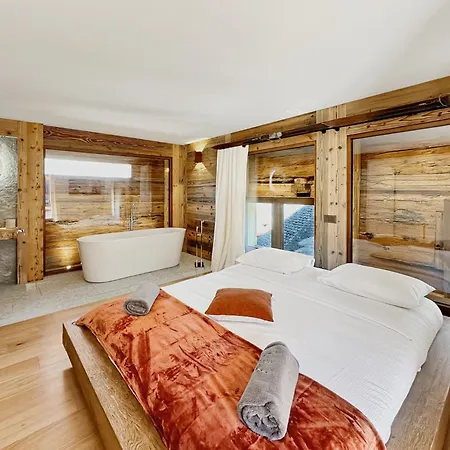 Pilanous House - Penthouse - Swiss Alps Lägenhet
