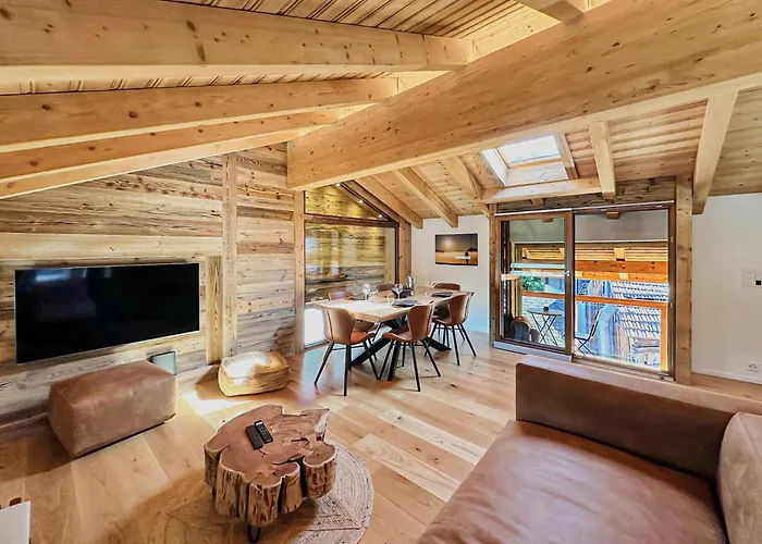 דירה Pilanous House - Penthouse - Swiss Alps ננדה